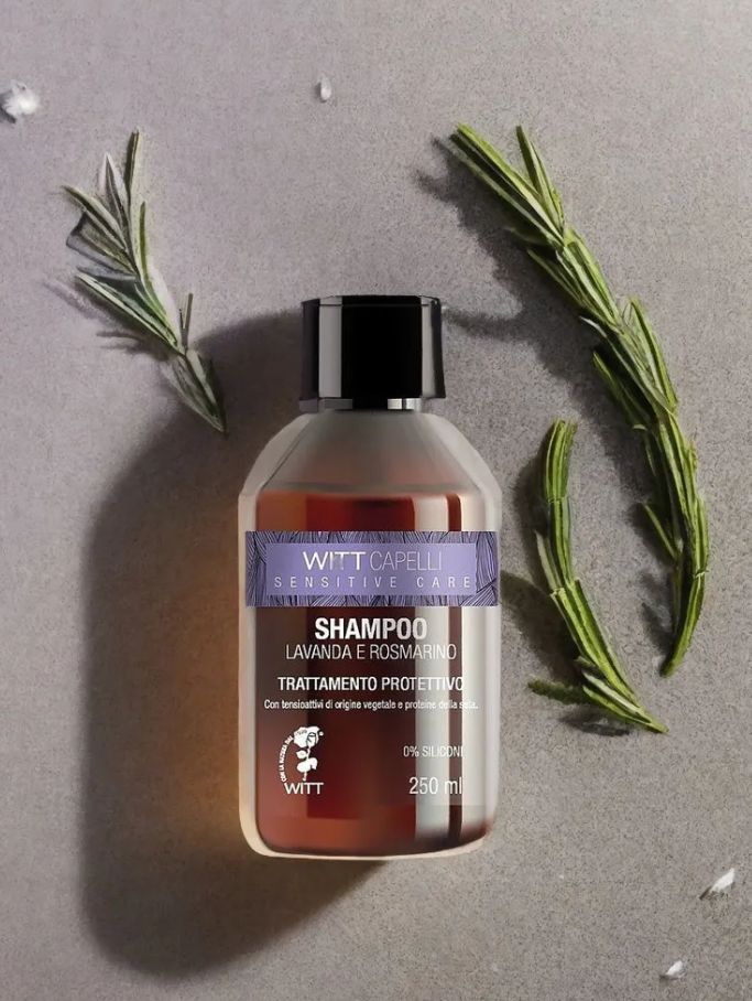 LAVANDER-ROSEMARY SENSITIVE SHAMPOO / Шампунь для чувствительной кожи с лавандой и розмарином — изображение 2