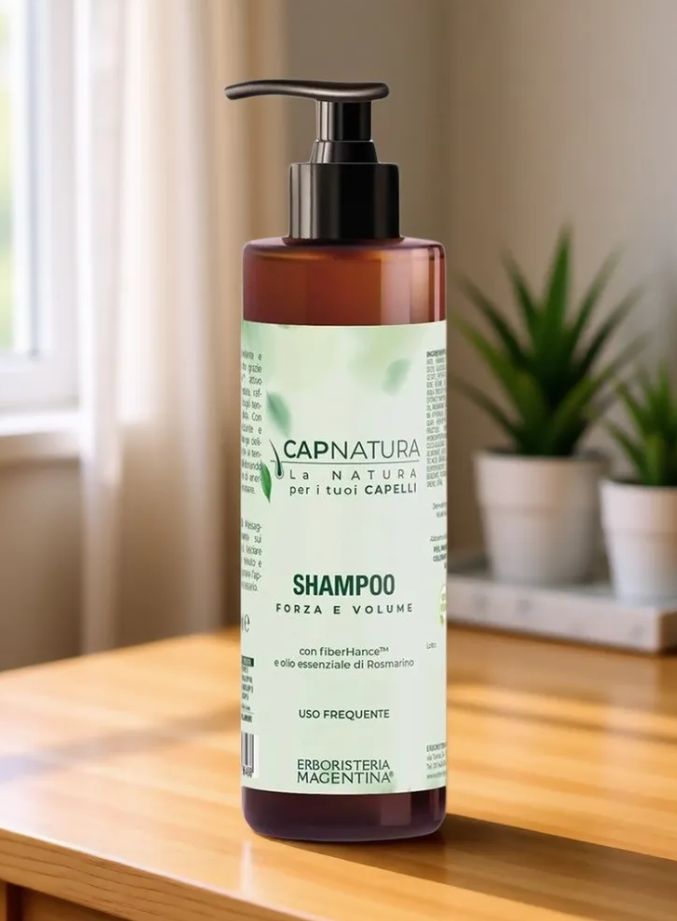 CAPNATURA STRNGHT AND VOLUME SHAMPOO / Укрепляющий шампунь для придания блеска и объема — изображение 3